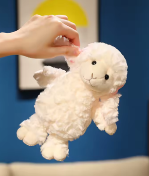 Schattige Schapen Knuffel – Zachte Pluche Lam Knuffel voor Baby’s en Kinderen