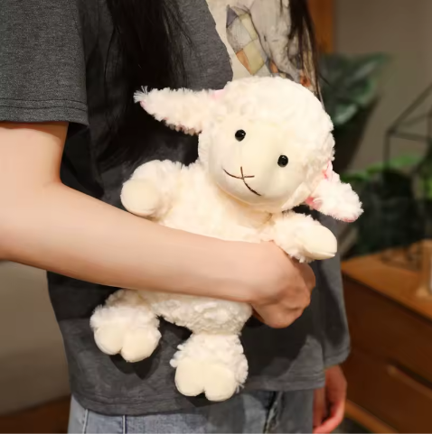 Schattige Schapen Knuffel – Zachte Pluche Lam Knuffel voor Baby’s en Kinderen