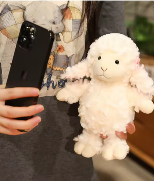 Schattige Schapen Knuffel – Zachte Pluche Lam Knuffel voor Baby’s en Kinderen