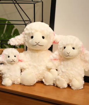Schattige Schapen Knuffel – Zachte Pluche Lam Knuffel voor Baby’s en Kinderen