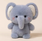 Schattige Pluche Olifant Knuffel – Zachte Dierenknuffel voor Bureau, Decoratie en Kinderen (16 cm)