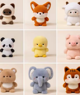 Schattige Pluche Olifant Knuffel – Zachte Dierenknuffel voor Bureau, Decoratie en Kinderen (16 cm)