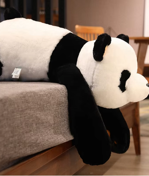 Grote Panda Knuffel – Zacht Pluche Panda Kussen en Knuffel voor Kinderen (60–120 cm)