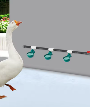 Automatische Kippendrinkerset met 9 Drinkkommen – Gevogelte Watersysteem met Vlotterklep