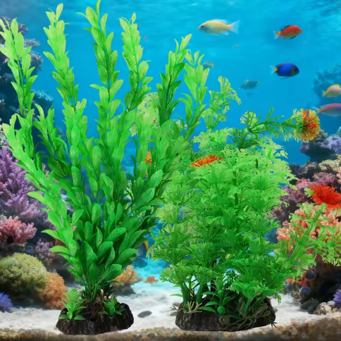 Kunstmatige Aquariumplanten – Decoratief Watergras voor Aquarium en Onderwater Landschap