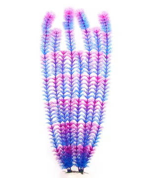 Grote Kunstmatige Aquariumplant – 50 cm Onderwater Watergras Decoratie met Keramische Basis