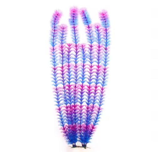 Grote Kunstmatige Aquariumplant – 50 cm Onderwater Watergras Decoratie met Keramische Basis