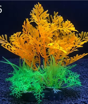 Set van 12 Kunstmatige Aquariumplanten – Onderwater Gras Decoratie voor Vissentank (14 cm)