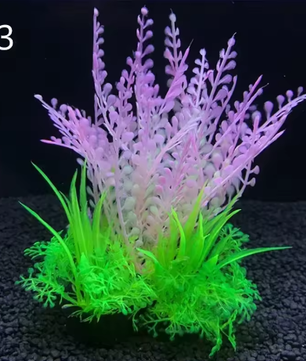 Set van 12 Kunstmatige Aquariumplanten – Onderwater Gras Decoratie voor Vissentank (14 cm)