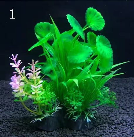 Set van 12 Kunstmatige Aquariumplanten – Onderwater Gras Decoratie voor Vissentank (14 cm)