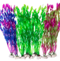 Set Kunstmatige Aquariumplanten – Plastic Zeewier en Watergras Decoratie (5 of 10 Stuks)