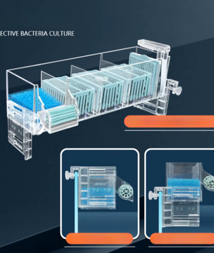 Aquarium Waterval Topfilter – Meerlaags Filtersysteem met Zuurstofcirculatie