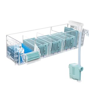 Aquarium Waterval Topfilter – Meerlaags Filtersysteem met Zuurstofcirculatie