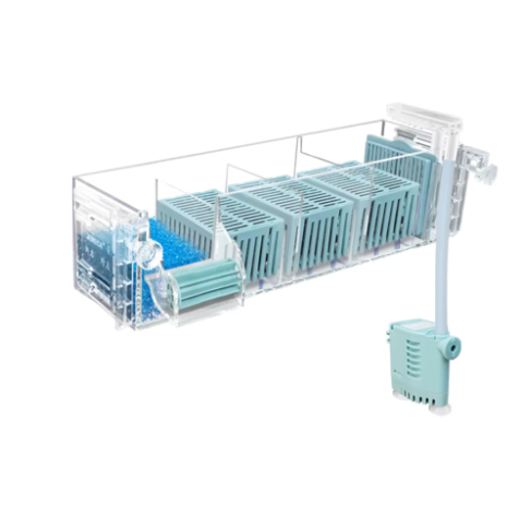 Aquarium Waterval Topfilter – Meerlaags Filtersysteem met Zuurstofcirculatie