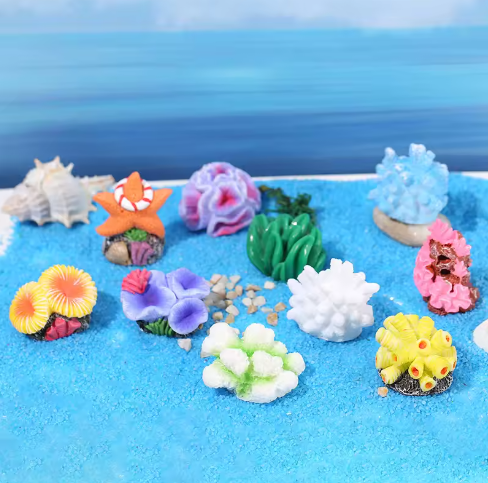 Aquarium Zeester Decoratie – Hars Ornament voor Onderwater Landschap en Aquascape