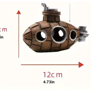 Aquarium Mini Landschap Decoratie – Schuilplaats Ornament voor Vissen en Garnalen