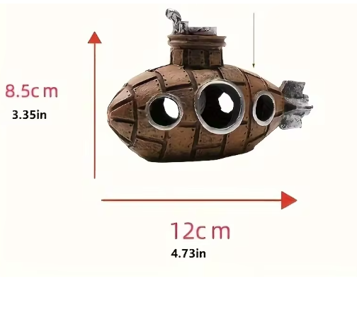 Aquarium Mini Landschap Decoratie – Schuilplaats Ornament voor Vissen en Garnalen