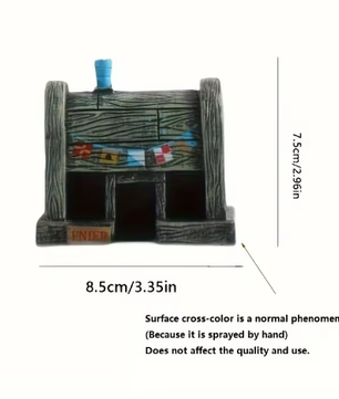 Aquarium Mini Landschap Decoratie – Schuilplaats Ornament voor Vissen en Garnalen