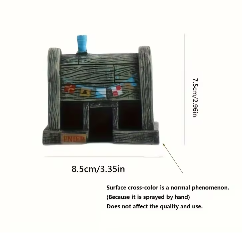 Aquarium Mini Landschap Decoratie – Schuilplaats Ornament voor Vissen en Garnalen