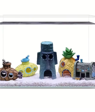 Aquarium Mini Landschap Decoratie – Schuilplaats Ornament voor Vissen en Garnalen