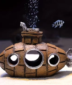 Aquarium Mini Landschap Decoratie – Schuilplaats Ornament voor Vissen en Garnalen