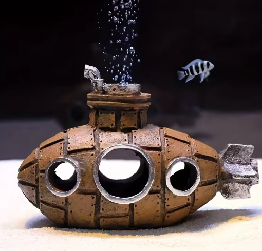 Aquarium Mini Landschap Decoratie – Schuilplaats Ornament voor Vissen en Garnalen