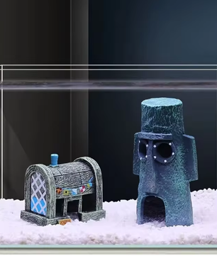 Aquarium Mini Landschap Decoratie – Schuilplaats Ornament voor Vissen en Garnalen