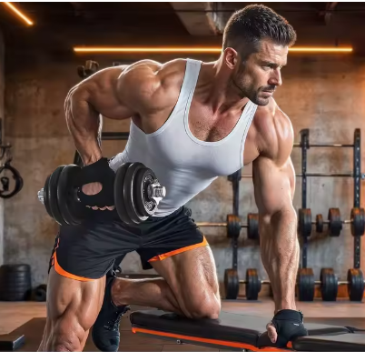 2-in-1 Halterset met Verstelbaar Gewicht – Dumbbells en Halterstang tot 30 kg voor Thuisfitness