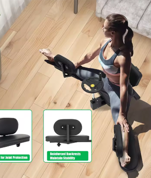 Beenspreider Stretchmachine – 3-Staaf Beenstretcher met Verstelbare Hoek tot 180° voor Flexibiliteitstraining