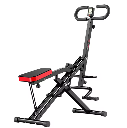Squat Machine met Weerstandsbanden en LCD Monitor – Opvouwbare Fitness Trainer voor Thuisgebruik