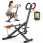 Squat Machine met Weerstandsbanden en LCD Monitor – Opvouwbare Fitness Trainer voor Thuisgebruik