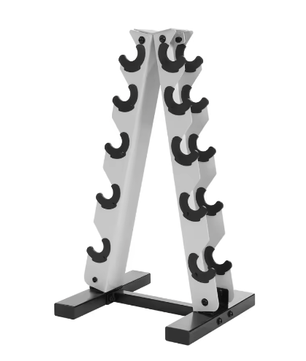 5-Laags A-Frame Halterhouder – Stalen Dumbbell Rek voor Thuisgym en Fitnessruimte