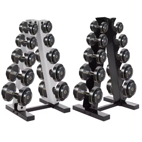 5-Laags A-Frame Halterhouder – Stalen Dumbbell Rek voor Thuisgym en Fitnessruimte