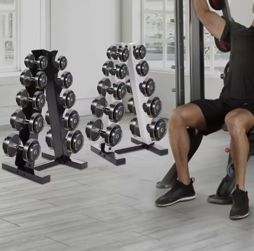 5-Laags A-Frame Halterhouder – Stalen Dumbbell Rek voor Thuisgym en Fitnessruimte