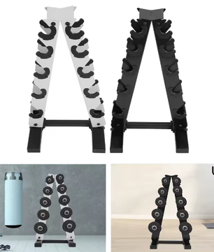 5-Laags A-Frame Halterhouder – Stalen Dumbbell Rek voor Thuisgym en Fitnessruimte