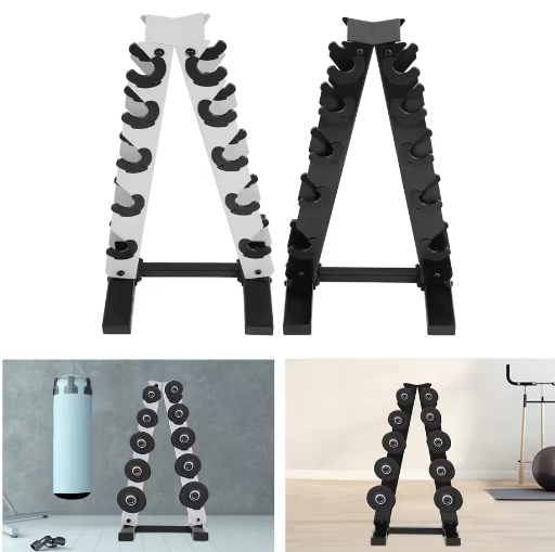 5-Laags A-Frame Halterhouder – Stalen Dumbbell Rek voor Thuisgym en Fitnessruimte