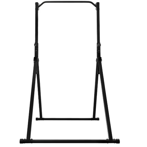 Pull Up Bar Station – In Hoogte Verstelbare Krachttrainer met Driehoekige Basis tot 200 kg