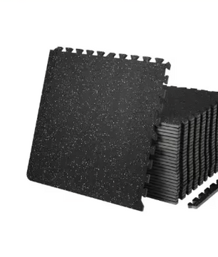 25-Delige Gym Vloermatten Set – EVA Foam en Rubber Interlocking Matten voor Fitness en Bescherming