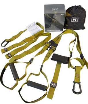 Suspension Trainer met Verstelbare Band – Full Body Fitness Trainingssysteem voor Thuis en Wandmontage