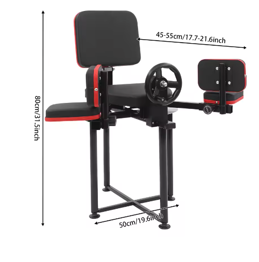 240° Beenstretcher Split Trainer – Verstelbare Stretchmachine met Kussen voor Flexibiliteit en Training