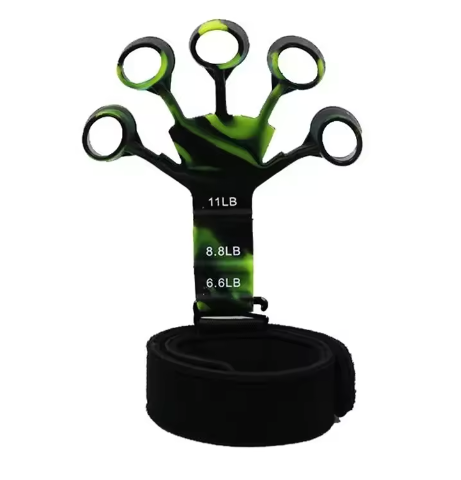 Handgreepversterker Vingertrainer – Grip Trainer met 6 Weerstandsniveaus voor Kracht en Revalidatie