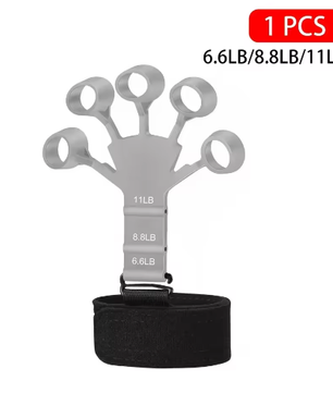 Handgreepversterker Vingertrainer – Grip Trainer met 6 Weerstandsniveaus voor Kracht en Revalidatie