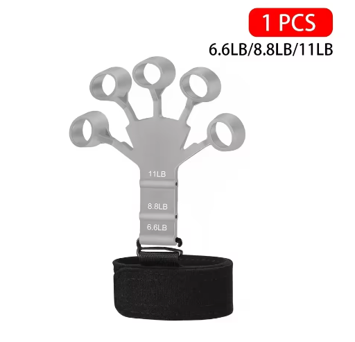 Handgreepversterker Vingertrainer – Grip Trainer met 6 Weerstandsniveaus voor Kracht en Revalidatie