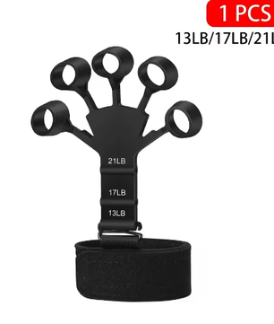 Handgreepversterker Vingertrainer – Grip Trainer met 6 Weerstandsniveaus voor Kracht en Revalidatie