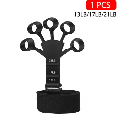 Handgreepversterker Vingertrainer – Grip Trainer met 6 Weerstandsniveaus voor Kracht en Revalidatie