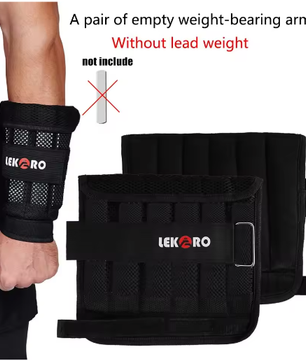 Verstelbaar Gewichtsvest Set – Lege Trainingsvest met Arm- en Enkelgewichten voor Fitness en Hardlopen