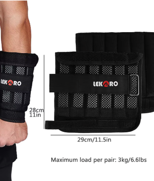 Verstelbaar Gewichtsvest Set – Lege Trainingsvest met Arm- en Enkelgewichten voor Fitness en Hardlopen