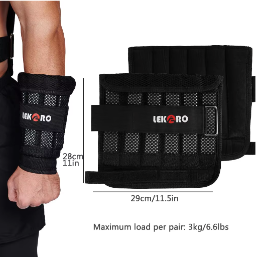 Verstelbaar Gewichtsvest Set – Lege Trainingsvest met Arm- en Enkelgewichten voor Fitness en Hardlopen