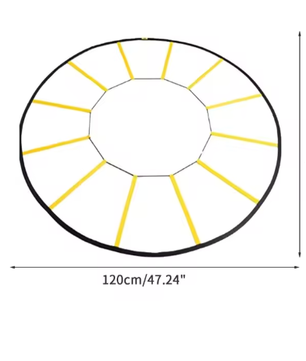 Circulaire Agility Ladder – Multifunctionele Trainingsladder voor Snelheid, Coördinatie en Voetwerk