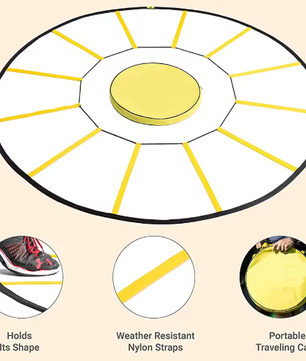 Circulaire Agility Ladder – Multifunctionele Trainingsladder voor Snelheid, Coördinatie en Voetwerk